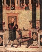 CARPACCIO, Vittore The Daughter of of Emperor Gordian is Exorcised by St Triphun (detail) dfg oil painting reproduction